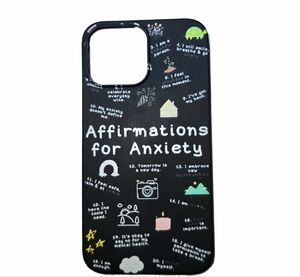 iPhone 13 Pro Max Phone Case - Anxiety Affirmations & Mental Health Positivity